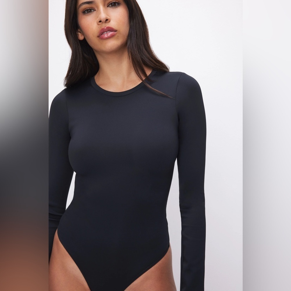 Good American Scuba Crewneck Bodysuit